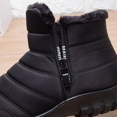 Waterproof Warm Cotton Zipper Snow Ankle Boots