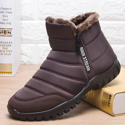 Waterproof Warm Cotton Zipper Snow Ankle Boots
