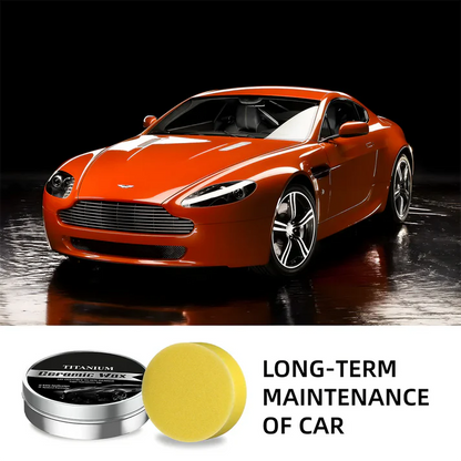 Titanium Ceramic Wax Cream Mirror Shine. 15 Minutes. Lasts a Year.