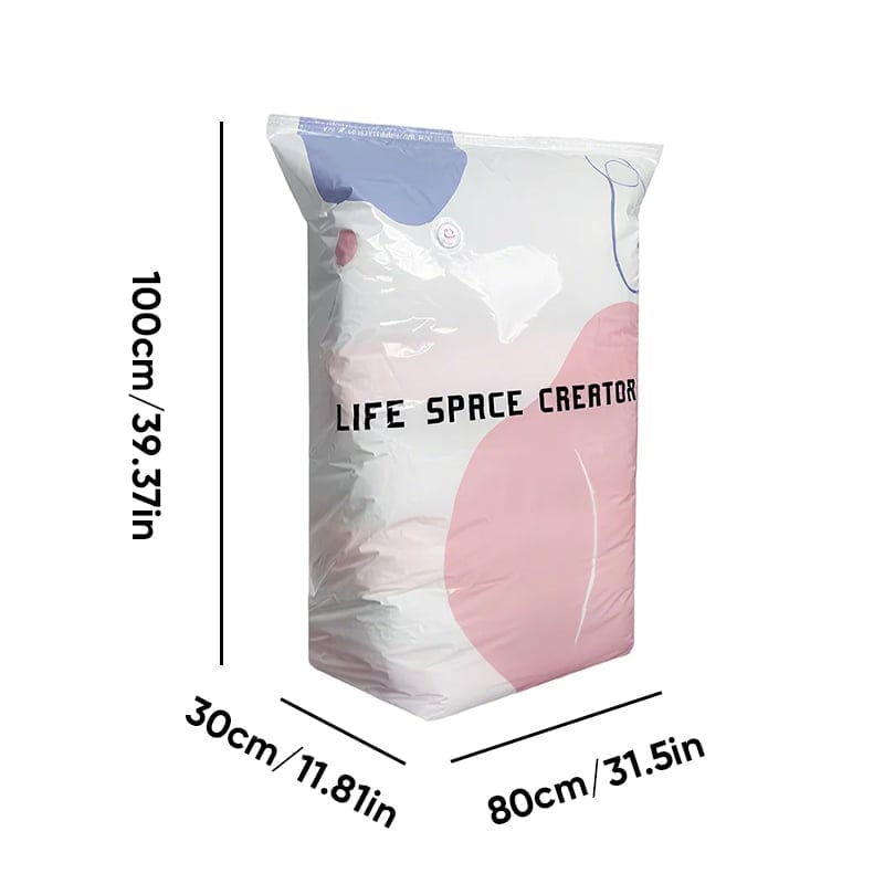 Large vacuum compression bag